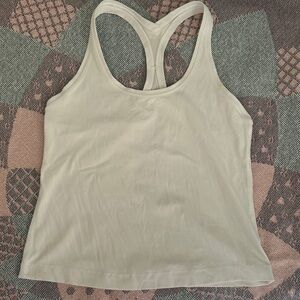 Lululemon Women's Cream Racerback Tank Top white